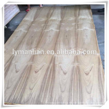 Madera dura de la madera dura de 4 * 8 de la madera contrachapada de la teca en la ciudad de linyi